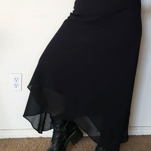 MSK Long Black Skirt